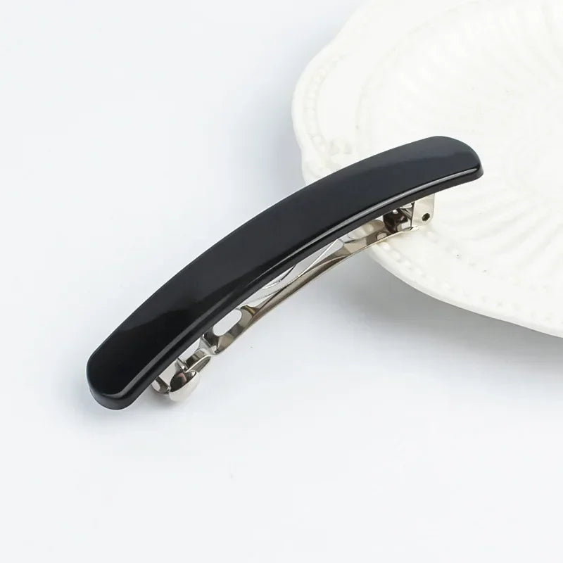 Frosted Back of The Head Hair Clips Headdress Female Lady Simple Large Hair Clip Spring Clip Hair Styling Hairpin Korean Fashion