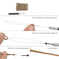 1000 Pieces 2.5 MM Micro Nano Rings  for Hair Extensions 7 colors Optional