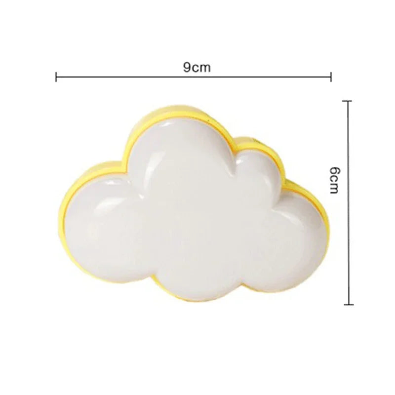 LED Cloud Night Light with Motion Sensor | Smart Plug-in Night Lamp for Kids Bedroom alternate view