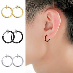 1 Pair Punk Clip On Earrings | No Hole Ear Cuff for Men and Women detail view