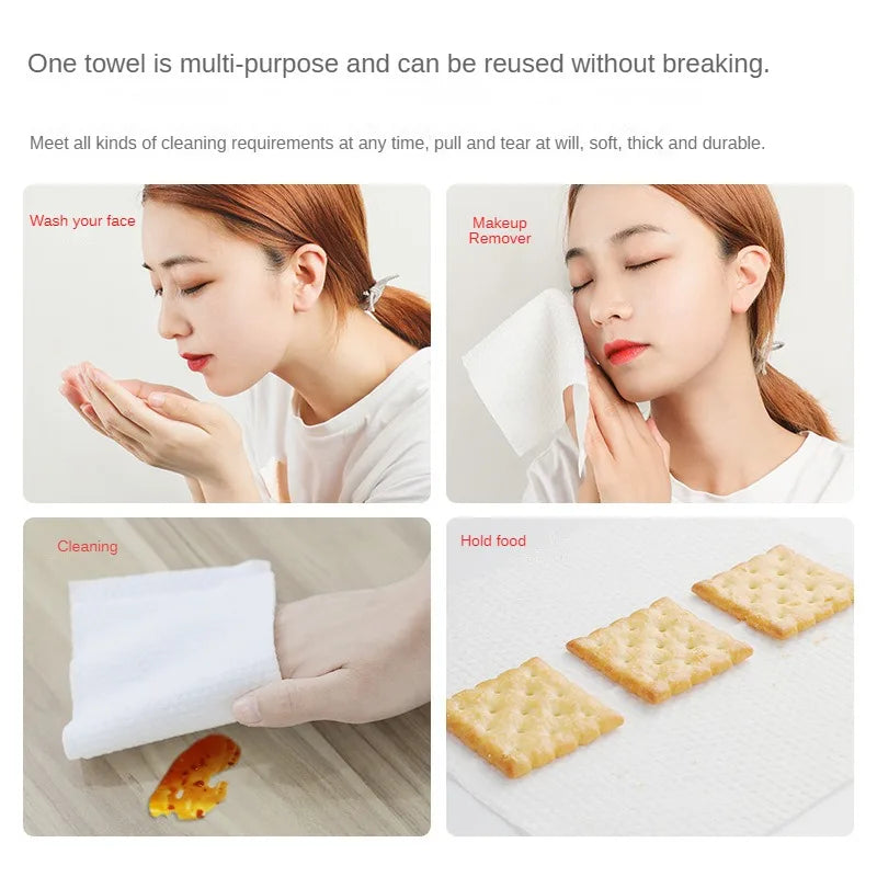 Disposable Face Towel Spa Beauty Salon Facial Cleansing Towel Towels Bathroom Acces additional angle