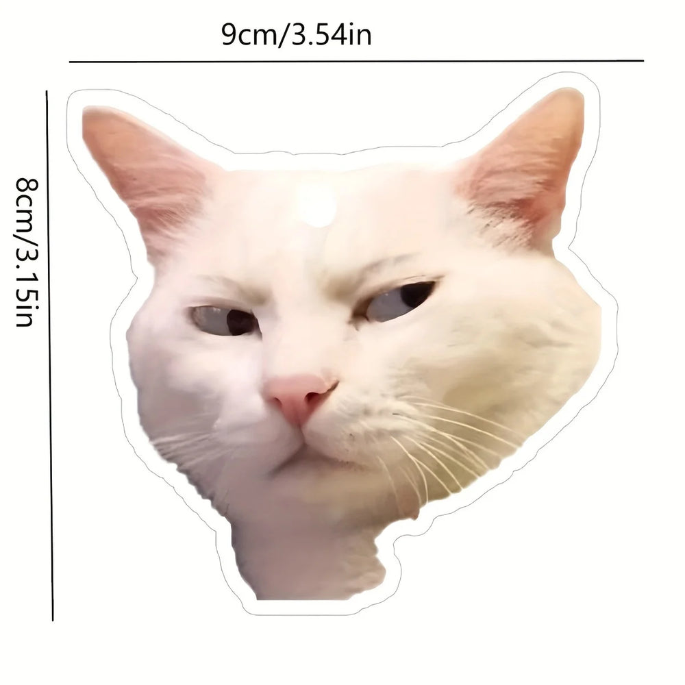 Funny Cat Design Car Rearview Mirror Pendant Aromatherapy Tablet lifestyle view
