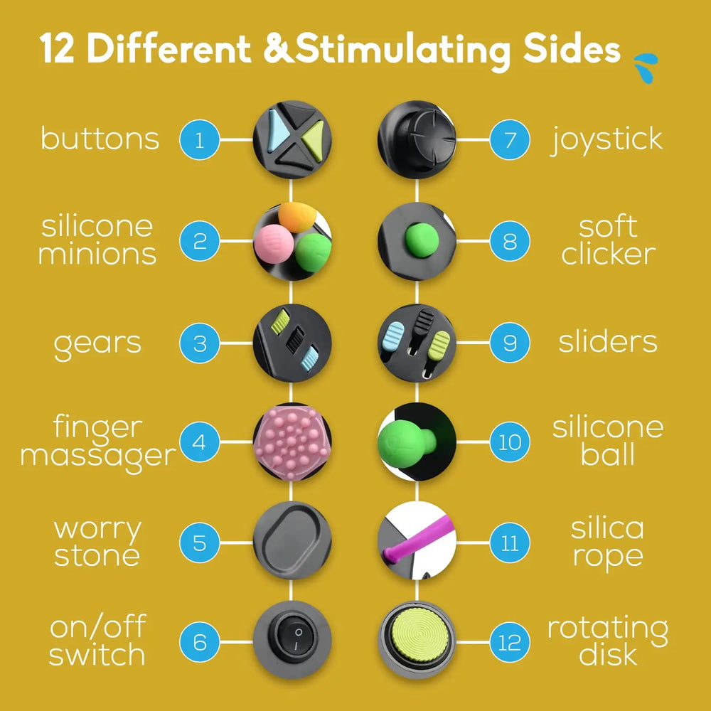 12 Sides Fidget Cube | Anti Stress Sensory Toy for Focus and Calm lifestyle view