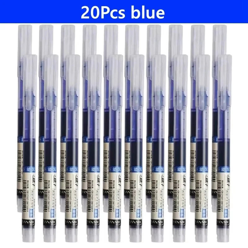 Needle Gel Pens Straight Liquid Ballpoint Pen Kawaii Stationery School Office alternate view