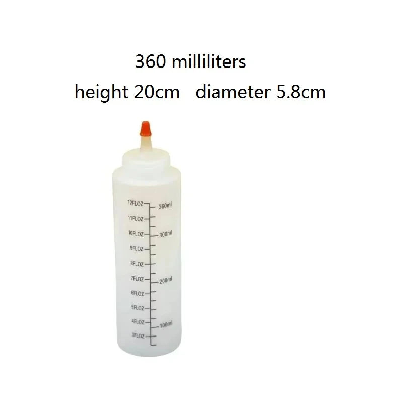 Commercial Plastic Sauce Squeeze Bottles with Lids lifestyle view