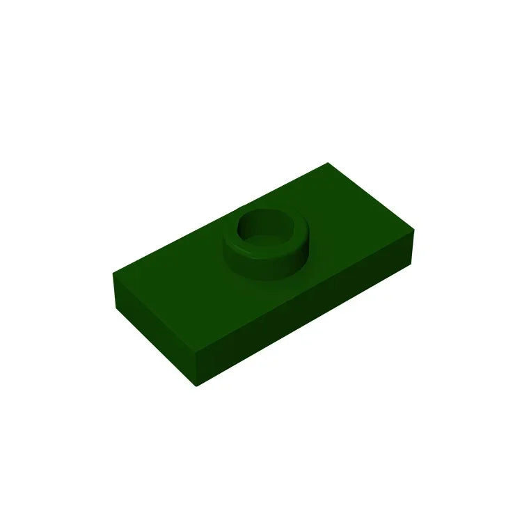 Gobricks PLATE 1X2 W. 1 KNOB | Modified Building Block Compatible with Lego 15573 detail view