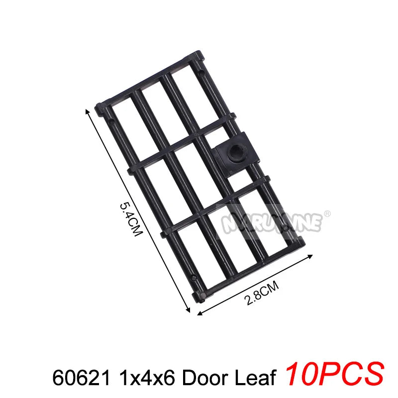 Marumine Window and Door Building Blocks | Compatible City House Parts Set lifestyle view