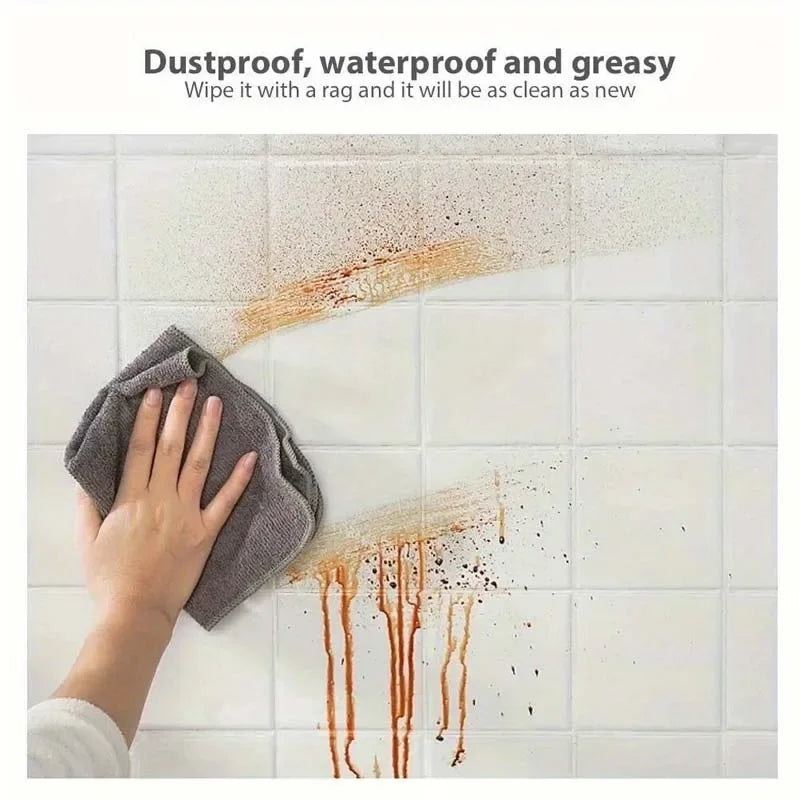 DIY Transparent Adhesive Protective Film | Self-Adhesive Oil-Proof Kitchen & Bathroom lifestyle view