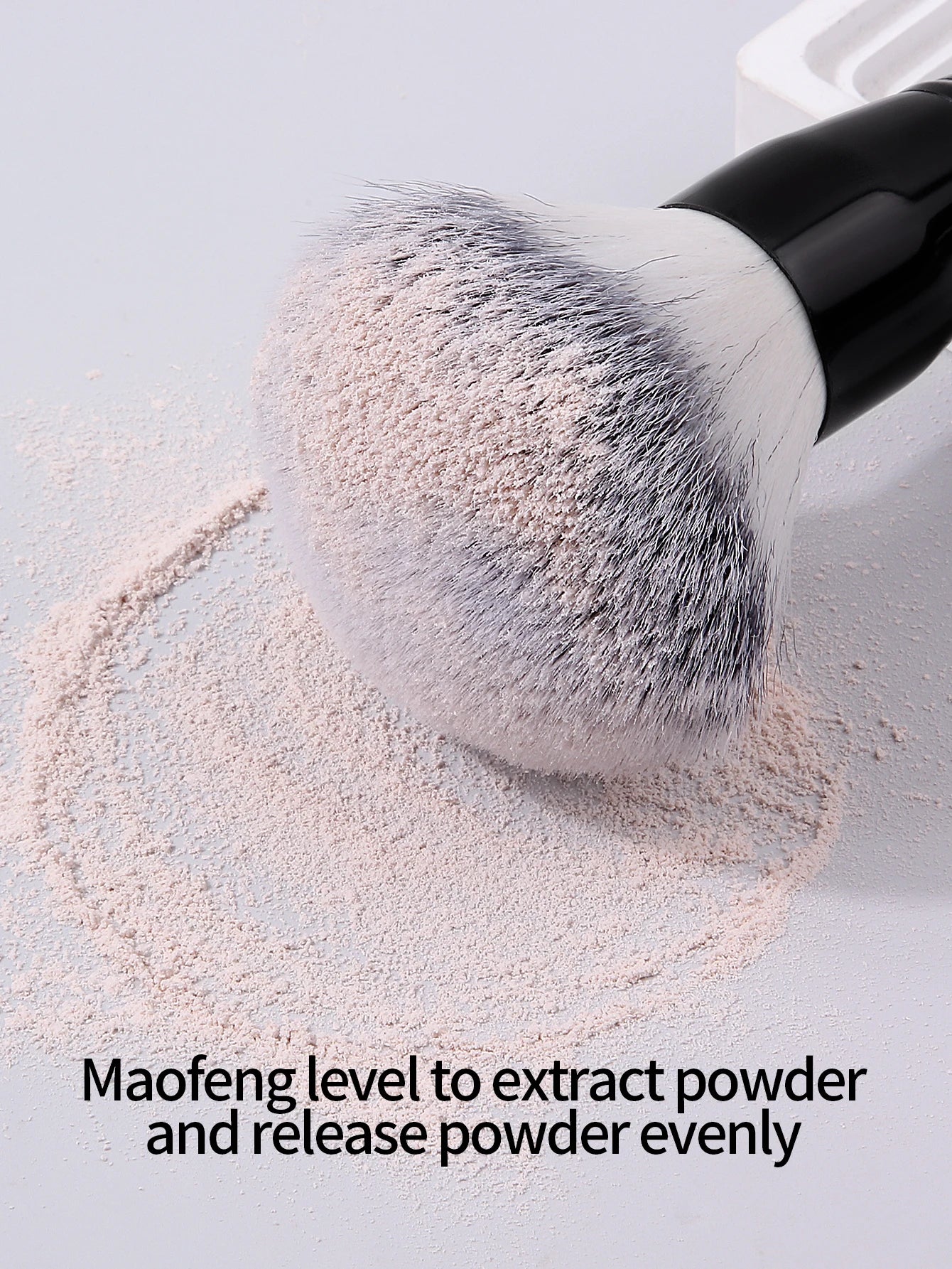 Professional Large Powder Brush | Super Soft Fluffy Blush Brush additional angle