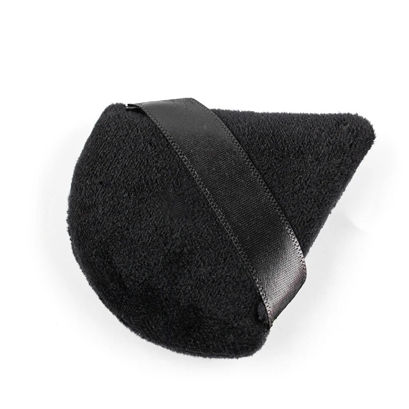 1/2/4pcs Triangle Powder Puff Soft Velvet Facial Makeup Sponge Puff Mixer Beauty Foundat detail view