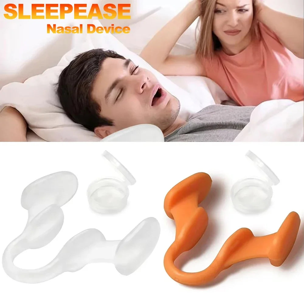 Silicone Nose Clip | Anti Snoring Nasal Dilator for Better Sleep additional angle