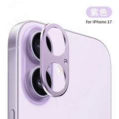 Aluminum Metal Rear Camera Lens Protectors for iPhone 17 Pro Max Air 17Pro 17Air 17ProMax Hollow Lens Cover Ring Film