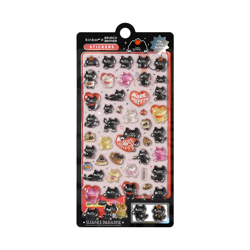3D Food Stamping Seal Sticker | Japanese Anime Decorative Craft Stickers for Kids detail view