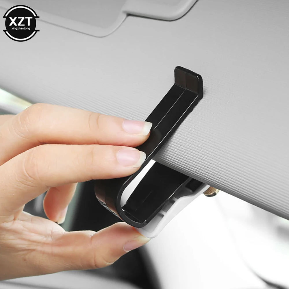 Auto Sun Visor Glasses Fastener Clip | Universal Car Sunglasses Holder lifestyle view