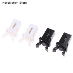 Trash Can Self-Locking Latch 10 Pcs Black White