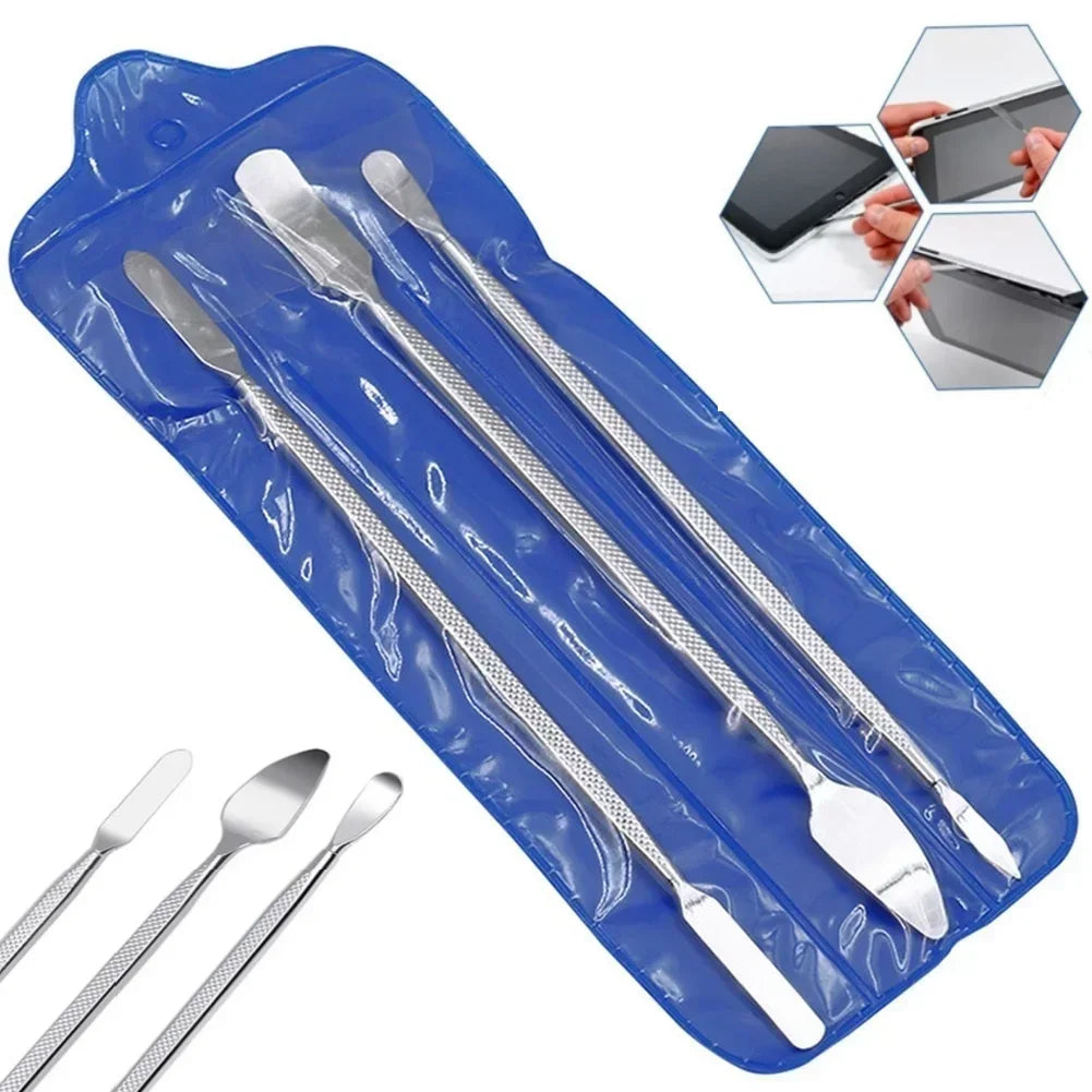 3Pcs Metal Spudger Pry Tool Set | Universal Opening Opener for Phone, iPad, Tablet, and Computer Rep