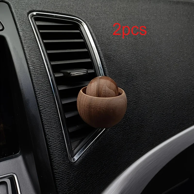 Wooden Essential Oil Diffuser | Mini Car and Home Fragrance Aroma Diffuser detail view