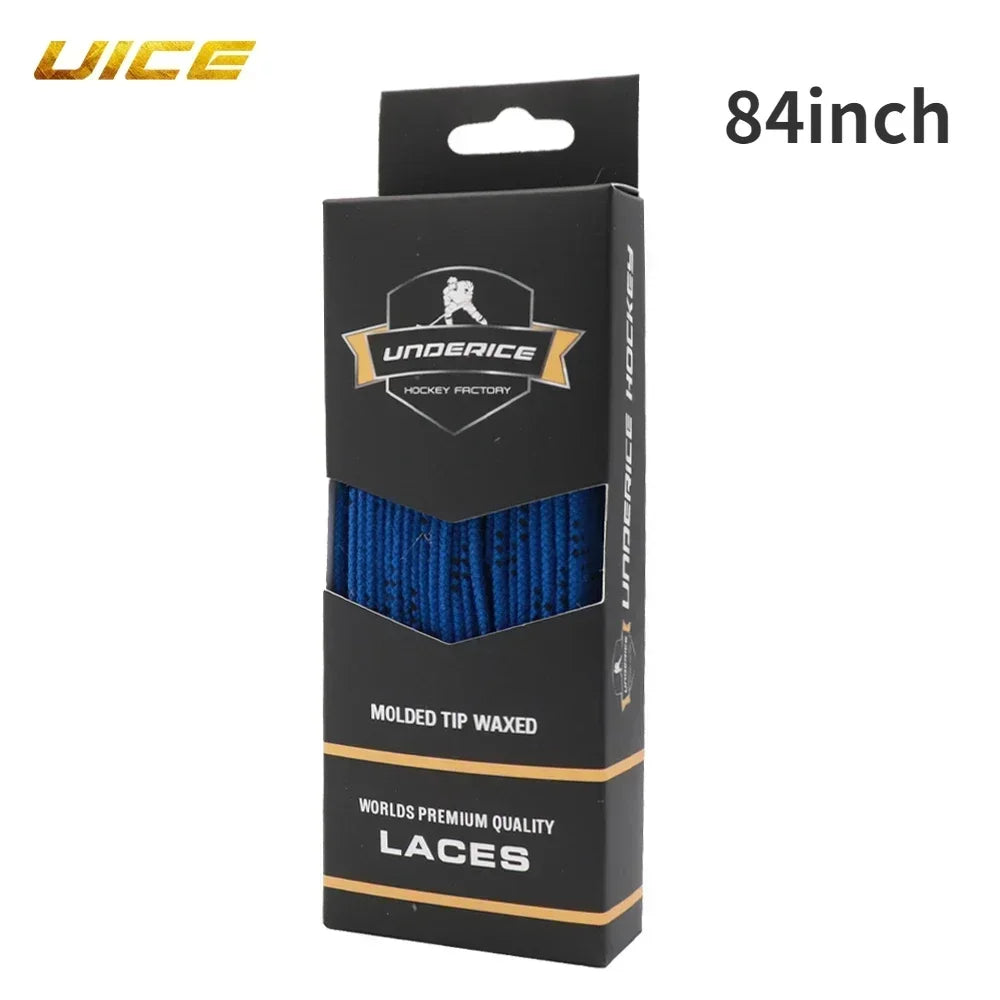 UICE Ice Hockey Shoelaces Box-Packed Ice Hockey Skate Laces 84/96/108/120in Dual Laye alternate view