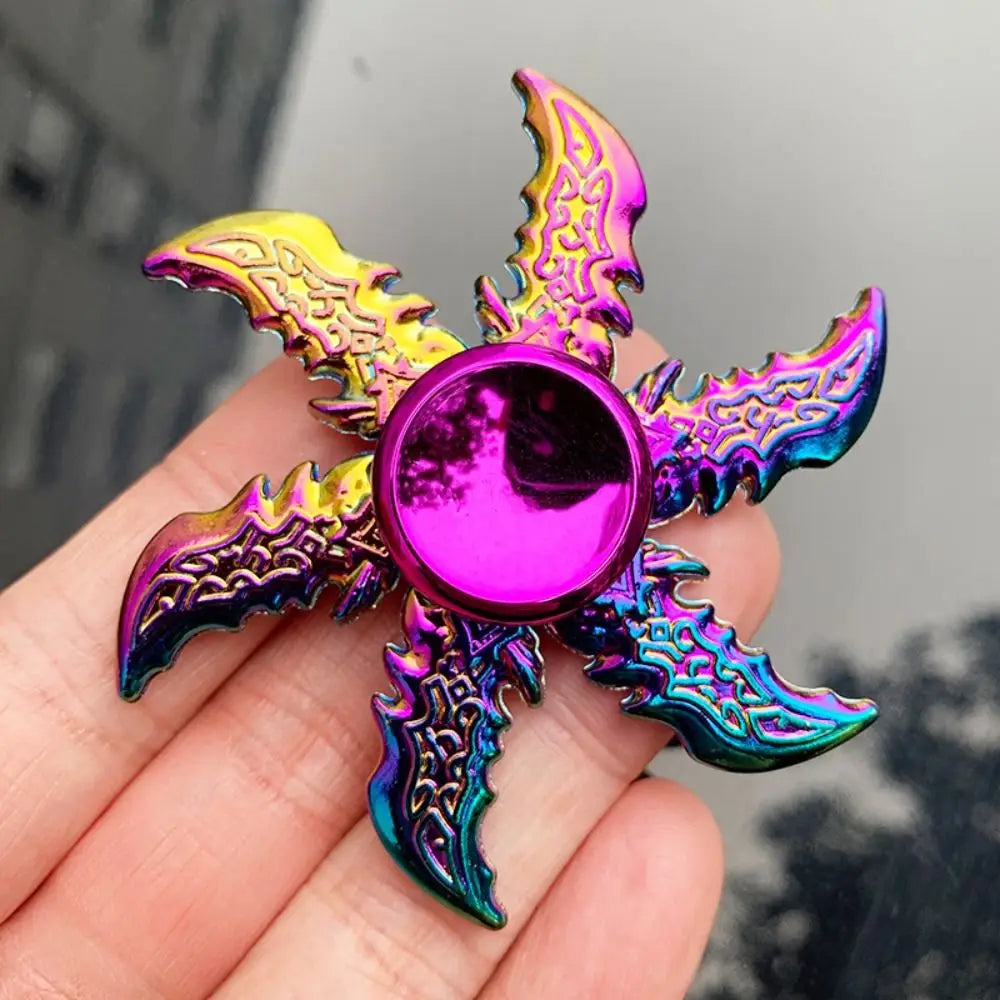Dragon Wings Hand Spinner | Low Noise Alloy Finger Fidget Toy close-up view