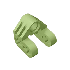 Gobricks GDS-1029 Axle and Pin Connector Perpendicular Split | Compatible with Lego 92 close-up view