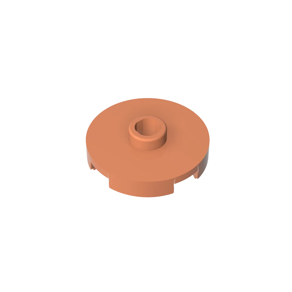 Gobricks GDS-1041 Tile Round 2x2 with Open Stud | Compatible Building Block for DIY Educ detail view