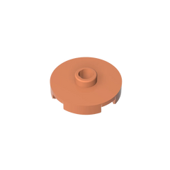 Gobricks GDS-1041 Tile Round 2x2 with Open Stud | Compatible Building Block for DIY Educ detail view