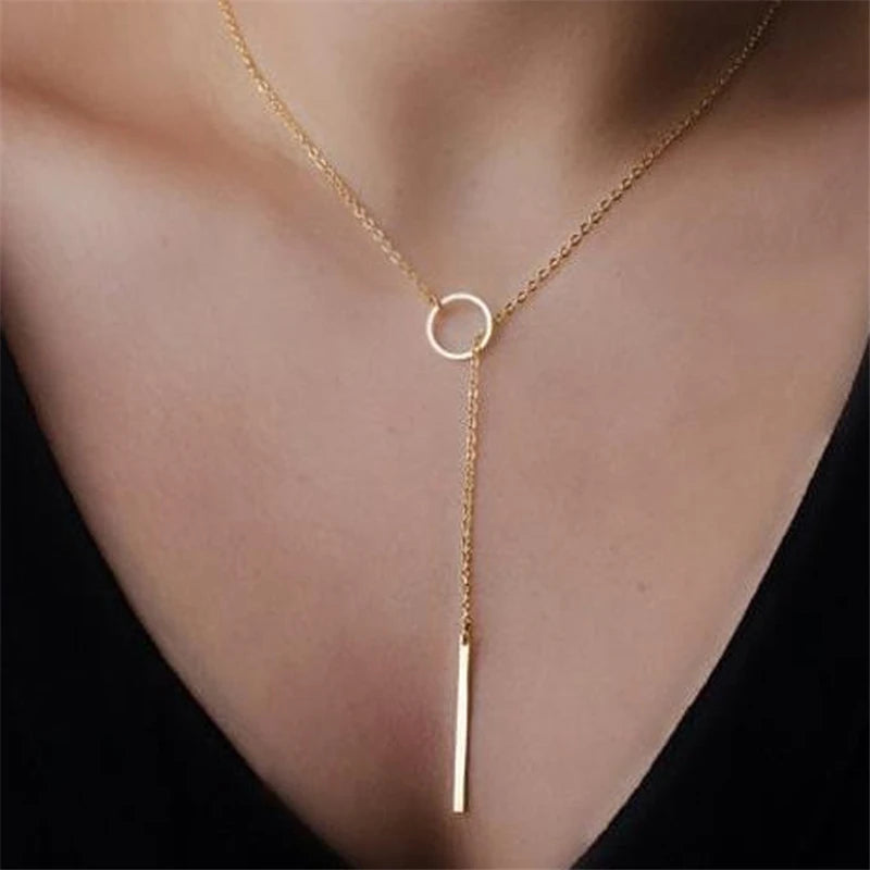 Tiny Heart Necklace for Women | Short Chain Pendant Necklace Gift detail view