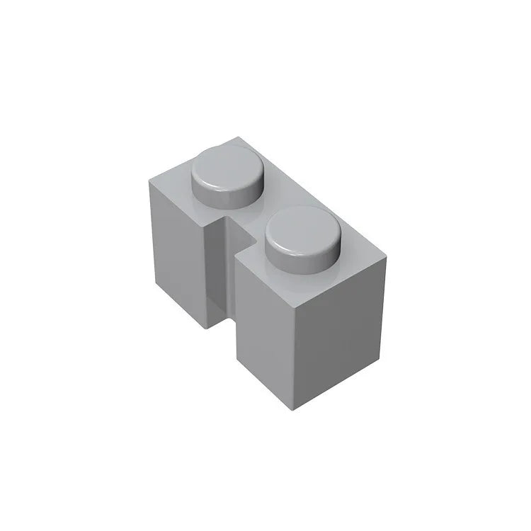 Gobricks GDS-798 Brick 1x2 with Groove | Compatible Building Block for DIY Sets additional angle