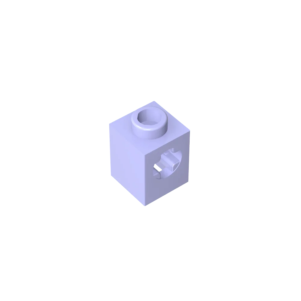 Gobricks GDS-2196 Technical Brick 1 x 1 with Axle Hole | Building Block for Lego detail view