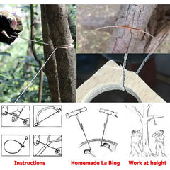 Mini Pocket Wire Saw | Outdoor Camping Survival Gear detail view