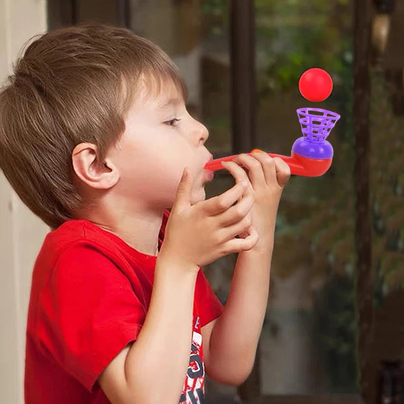10/20Pcs Colorful Blowing Pipe Magic Floating Ball Game Kids Birthday Party Favors Fu lifestyle view