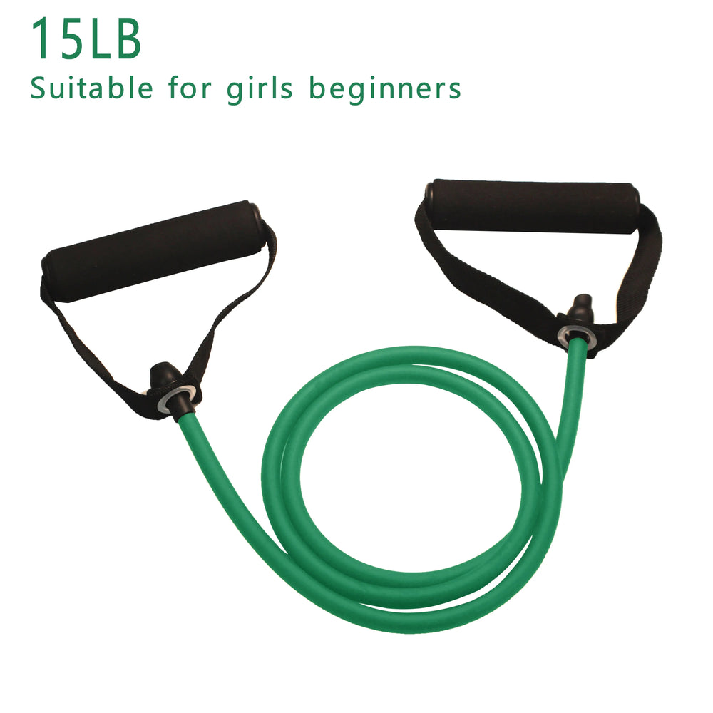 Resistance Bands with Handles | Exercise Bands for Home Strength Training close-up view