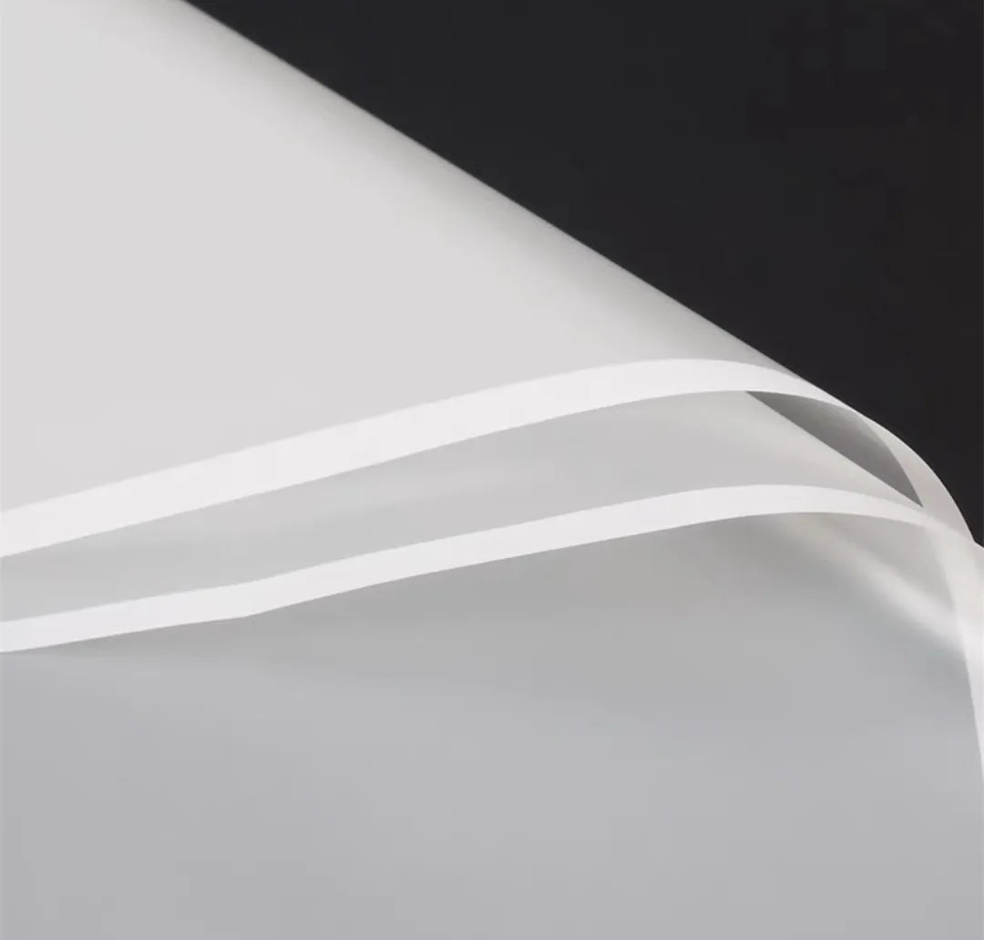 Fog Flower Wrapping Paper 5 Sheets | Korean Style Half Transparent Gift Wrap for Bouq lifestyle view