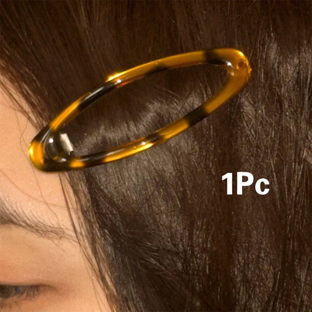 Fashion Acetate Headband BLOND HAVANA Color Matching Hair Band Wide Headband Women Gi lifestyle view