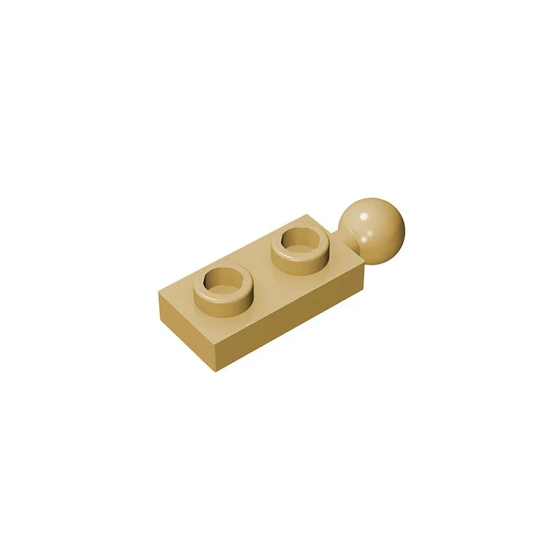 Gobricks GDS-852 Plate Modified 1 x 2 with Tow Ball on End | Building Block for DIY C alternate view