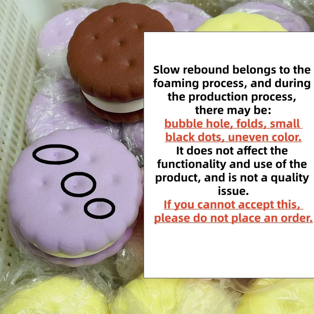 Squishy Simulated Cake Squeeze Toy | Stress Relief Slow Rising Sensory Fidget for Anxiet detail view