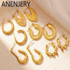 316L Stainless Steel Heart Hollow Irregular Earrings | Niche Drop Earrings for Women