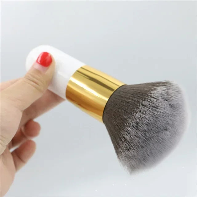 Large Size Powder Foundation Brush | Professional Makeup Brush for Blush, Bronzer, an alternate view