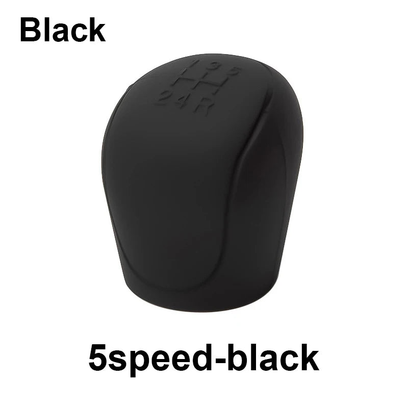 1PC Manual 5/6-speed Car Interior Accessories Car Silicone Gear Shift Knob Cover Shif lifestyle view