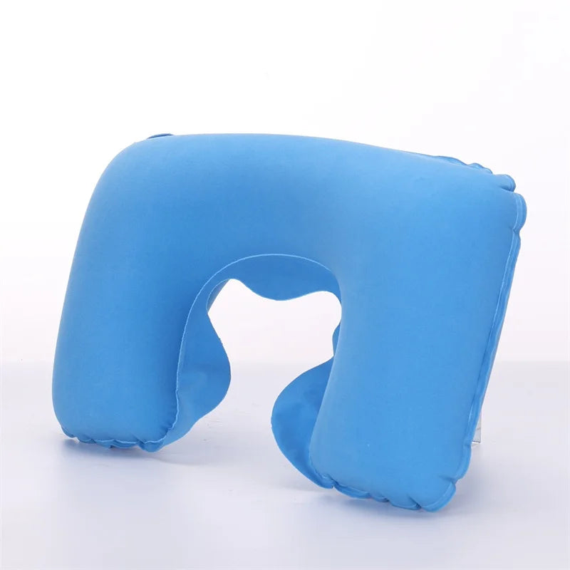 Portable Inflatable Travel Neck Pillow | U-Shape Air Cushion for Airplane alternate view