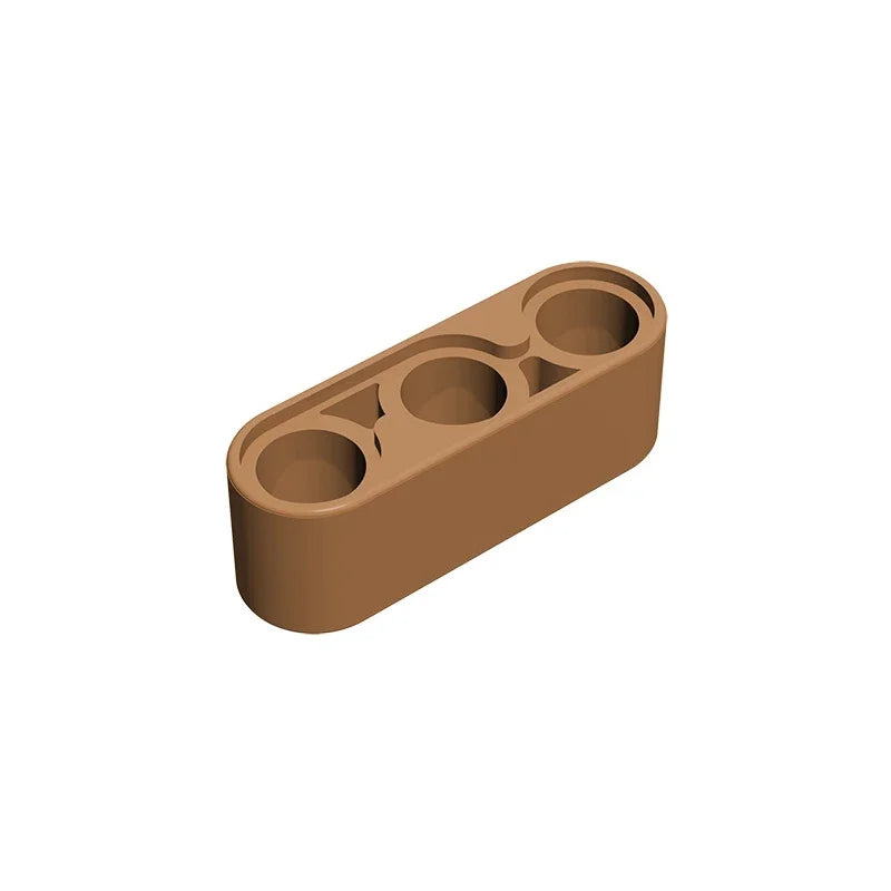 Gobricks GDS-663 Technical Liftarm Thick 1 x 3 | Compatible Building Block for DIY Cre close-up view