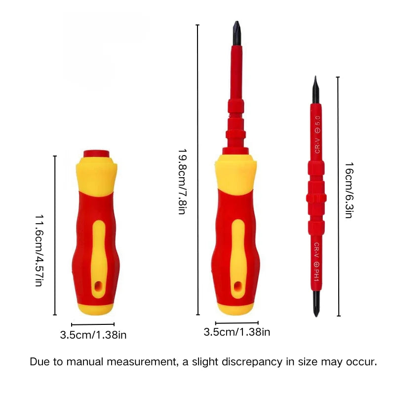 3-in-1 Insulated Screwdriver Kit | Interchangeable Magnetic Bits lifestyle view