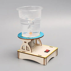 1 Set Water Tornado Swirl Maker Wooden Puzzle Novelty Science Experiment Project Gifts F detail view