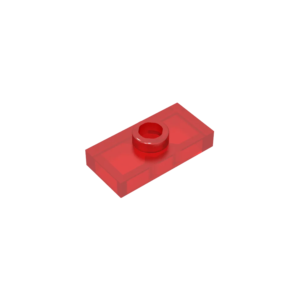 Gobricks PLATTE 1X2 MIT 1 NOBBE | Baustein modifiziert kompatibel mit Lego 15573
