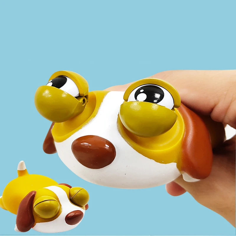 Creative Funny Eyeball Burst Squeeze Eye Toy Love sleeping dogs Pinch Toys Adult Ki additional angle