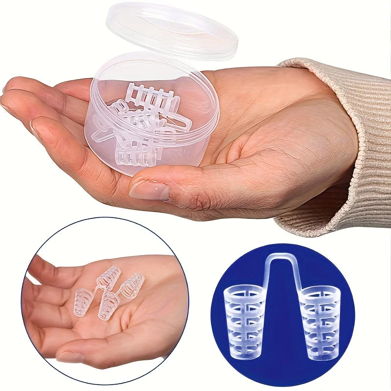 Soft Silicone Nasal Strips | Portable Snoring Relief Aid detail view