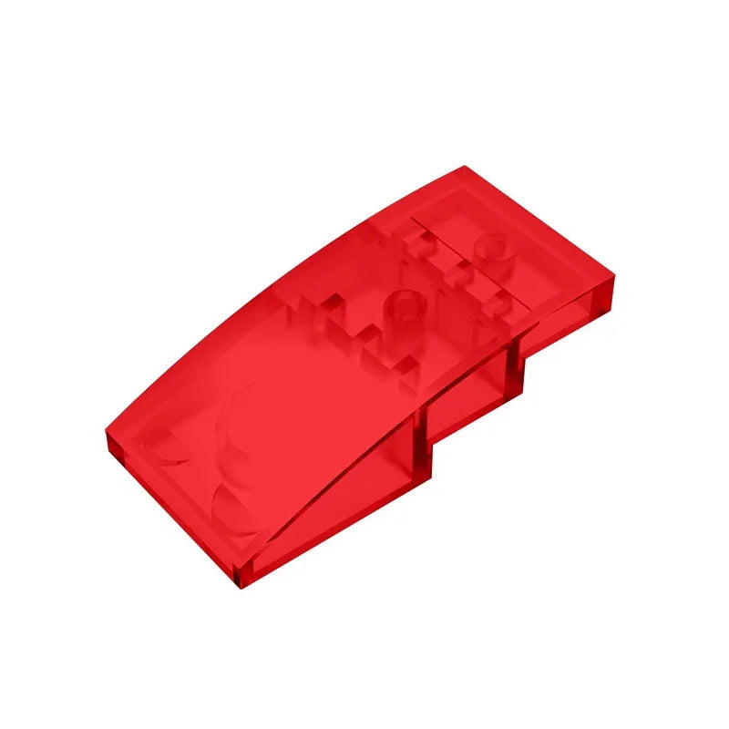Slope, Curved 4 x 2 Building Block (Gobricks GDS-660) | Compatible with Lego 93606 additional angle