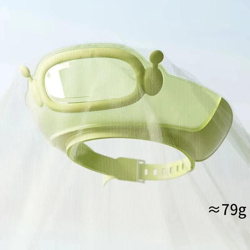 New Baby Shower Caps Translucent Visualization Kids Shampoo Cap Adjustable Head Circumference Bath Hat Boys Girl Eye Ear Protect