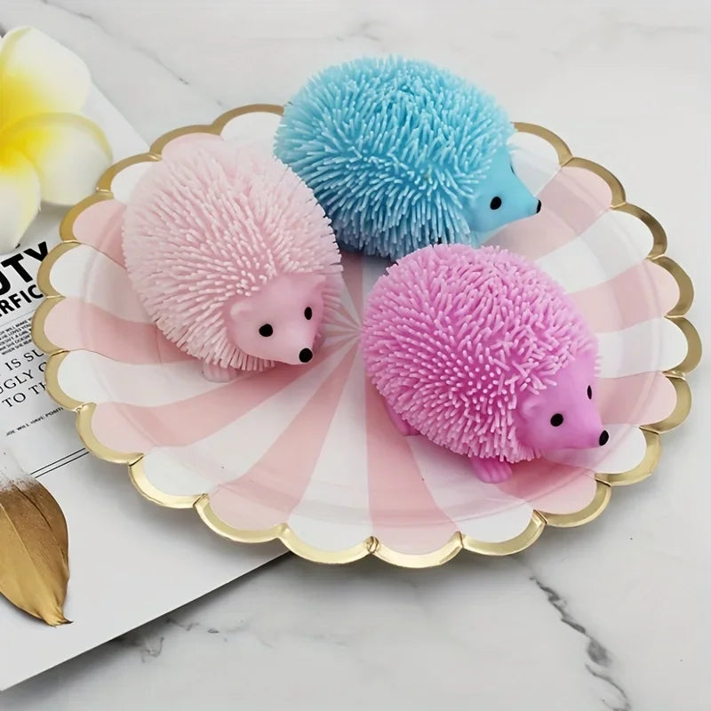 Hedgehog Stress Squeeze Ball | Spiky Sensory Fidget Toy for Anxiety Relief lifestyle view