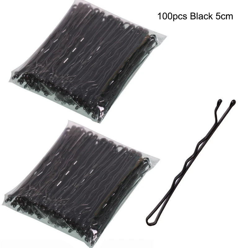 50/100/150PC Black Hairpins For Women Hair Clip Lady Bobby Pins Invisible Wave Hairgr alternate view